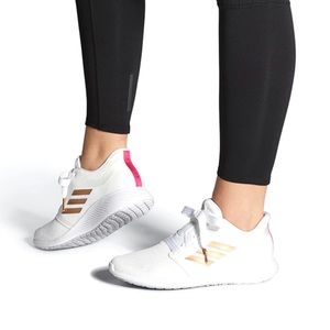 Adidas Edge Lux 3 Sneakers | White/Gold | Size 8.5